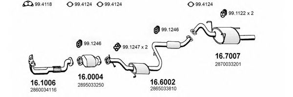 ART1175 ASSO Exhaust System