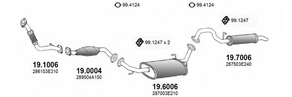 ART3403 ASSO Exhaust System Exhaust System