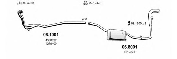 ART1220 ASSO Exhaust System Exhaust System