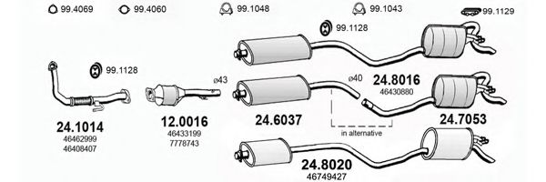 ART2893 ASSO Exhaust System Exhaust System