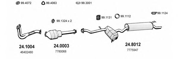 ART1278 ASSO Exhaust System Exhaust System