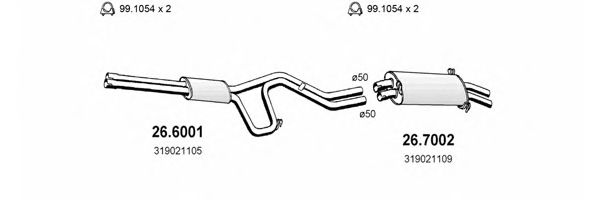 ART1356 ASSO Exhaust System Exhaust System