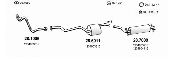 ART1394 ASSO Exhaust System Exhaust System
