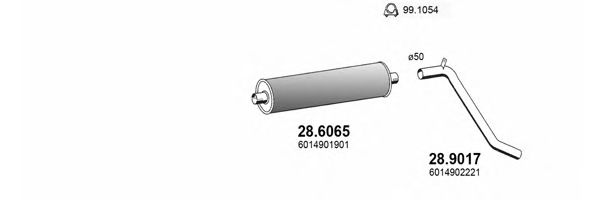 ART4074 ASSO Exhaust System Exhaust System