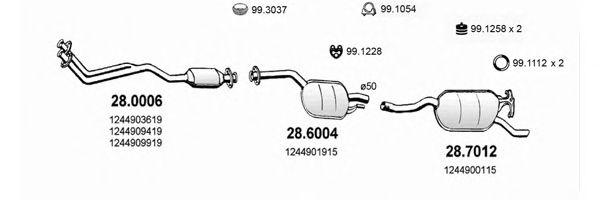 ART1402 ASSO Exhaust System Exhaust System