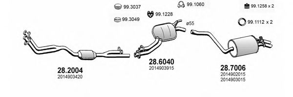ART1462 ASSO Exhaust System Exhaust System