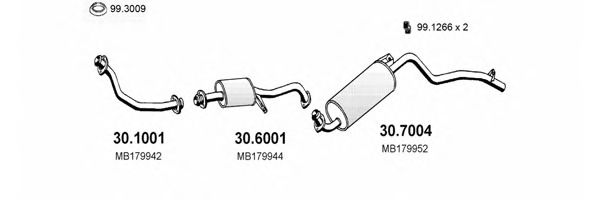 ART1477 ASSO Exhaust System Exhaust System