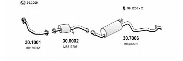 ART1480 ASSO Exhaust System Exhaust System