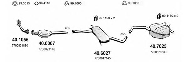 ART2004 ASSO Exhaust System Exhaust System