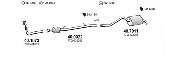 ART2032 ASSO Exhaust System Exhaust System