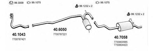 ART2138 ASSO Exhaust System Exhaust System