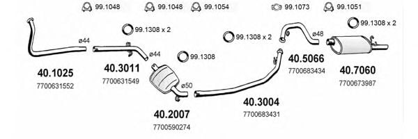 ART2150 ASSO Exhaust System