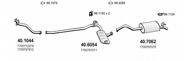 ART2153 ASSO Exhaust System Exhaust System