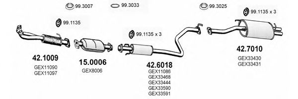 ART2179 ASSO Exhaust System Exhaust System
