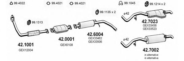 ART2205 ASSO Exhaust System