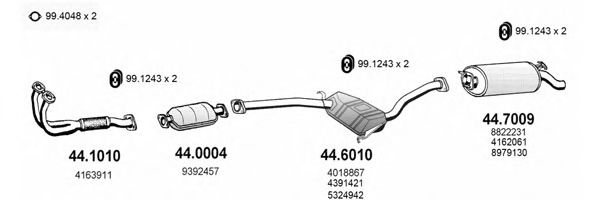 ART2239 ASSO Exhaust System Exhaust System