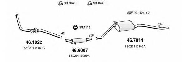 ART2300 ASSO Exhaust System Exhaust System