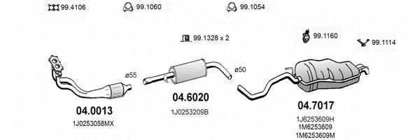 ART2379 ASSO Exhaust System Exhaust System