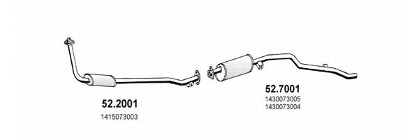 ART2397 ASSO Exhaust System Exhaust System
