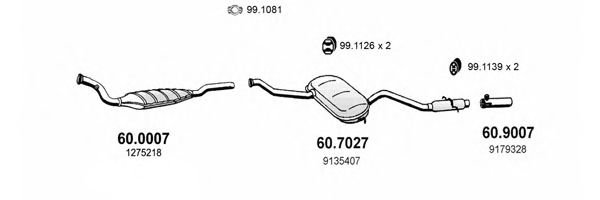 ART2491 ASSO Exhaust System Exhaust System