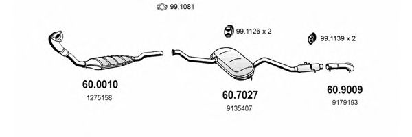 ART2499 ASSO Exhaust System Exhaust System