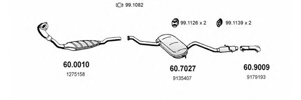 ART2506 ASSO Exhaust System Exhaust System