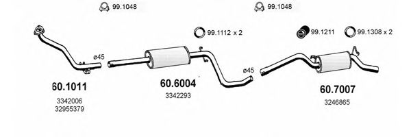 ART2508 ASSO Exhaust System Exhaust System