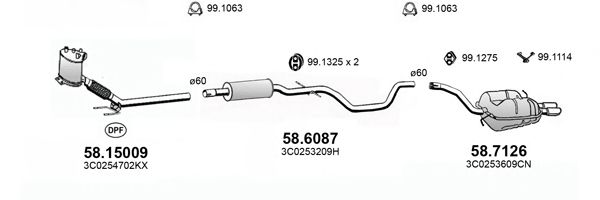 ART4450 ASSO Exhaust System Exhaust System