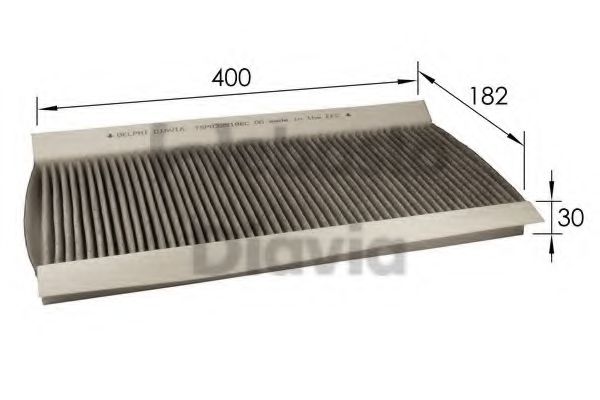 82D0325186CA WEBASTO Heating / Ventilation Filter, interior air
