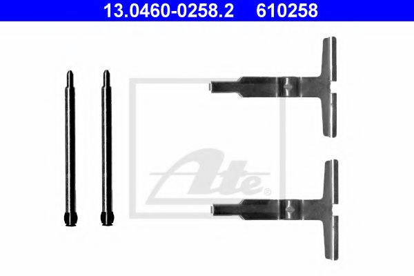13.0460-0258.2 ATE Accessory Kit, disc brake pads