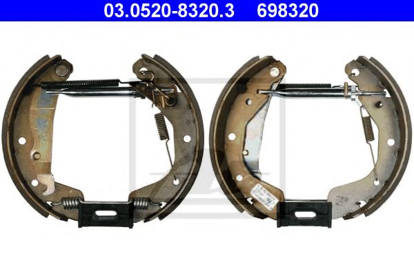 03.0520-8320.3 Brake System Brake Shoe Set