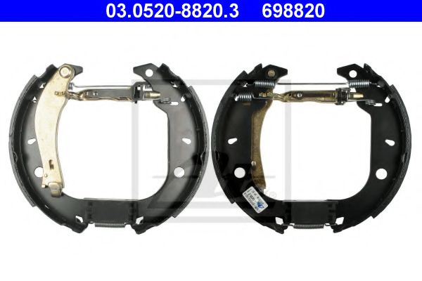 03.0520-8820.3 ATE Brake System Brake Shoe Set