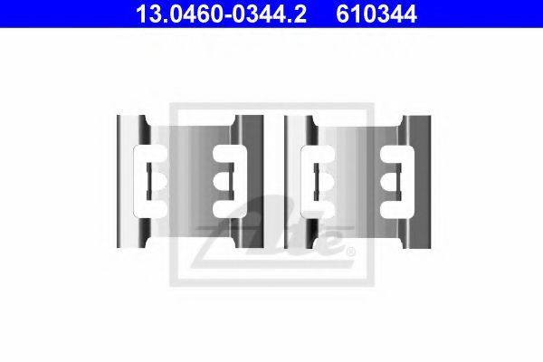 13.0460-0344.2 ATE Brake System Accessory Kit, disc brake pads