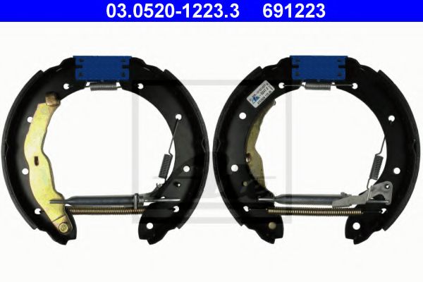 03.0520-1223.3 ATE Brake System Brake Shoe Set