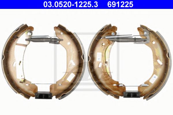 03.0520-1225.3 ATE Brake System Brake Shoe Set