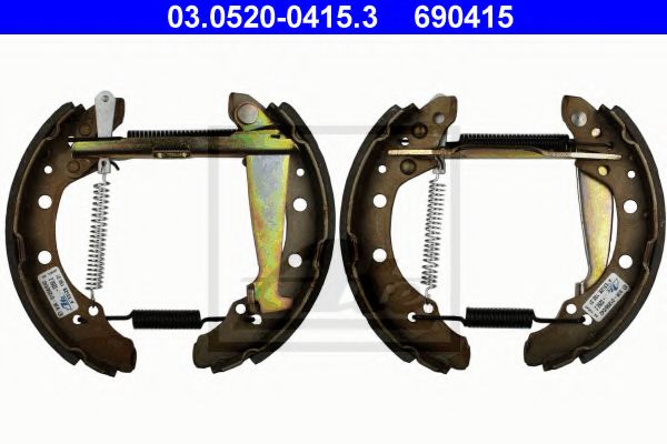 03.0520-0415.3 Brake System Brake Shoe Set