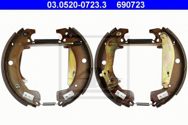 03.0520-0723.3 ATE Brake System Brake Set, drum brakes