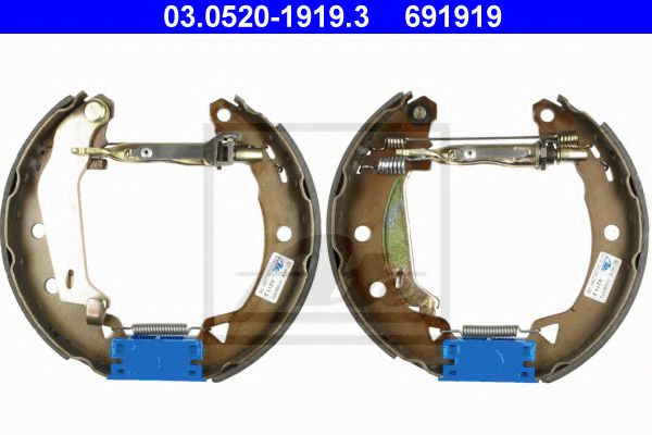 03.0520-1919.3 ATE Brake System Brake Shoe Set