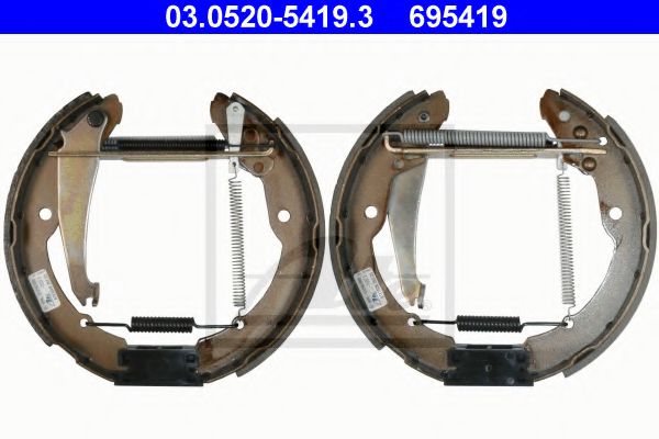 03.0520-5419.3 ATE Brake System Brake Shoe Set