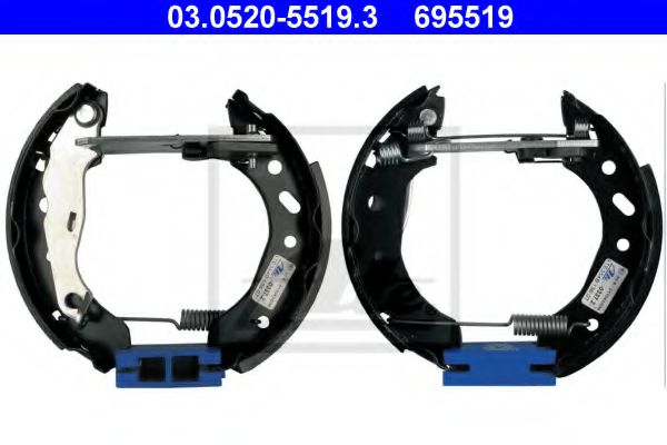 03.0520-5519.3 ATE Brake System Brake Shoe Set
