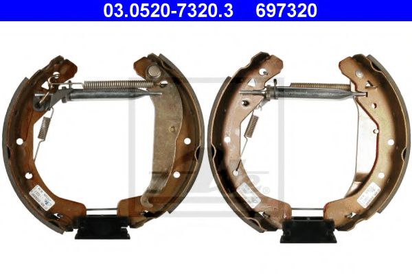 03.0520-7320.3 ATE Brake System Brake Shoe Set