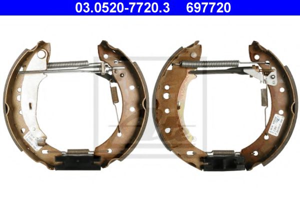 03.0520-7720.3 ATE Brake System Brake Shoe Set