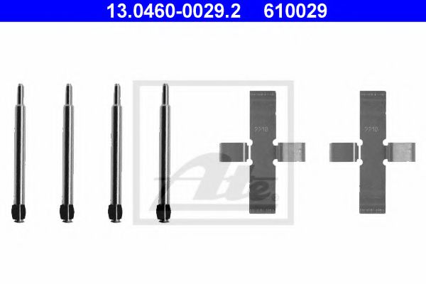 13.0460-0029.2 ATE Brake System Accessory Kit, disc brake pads