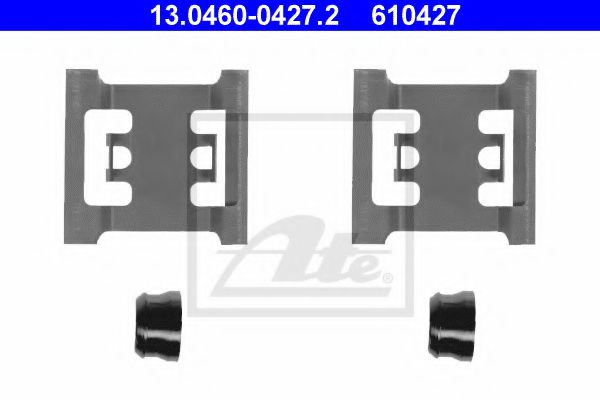 13.0460-0427.2 Brake System Accessory Kit, disc brake pads