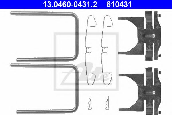 13.0460-0431.2 ATE Brake Pad Set, disc brake