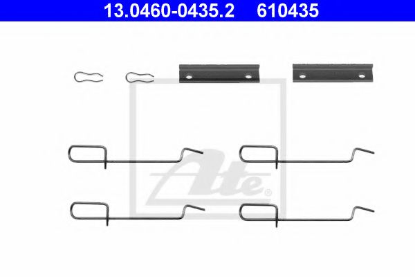 13.0460-0435.2 ATE Brake System Accessory Kit, disc brake pads