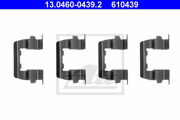 13.0460-0439.2 ATE Brake System Accessory Kit, disc brake pads
