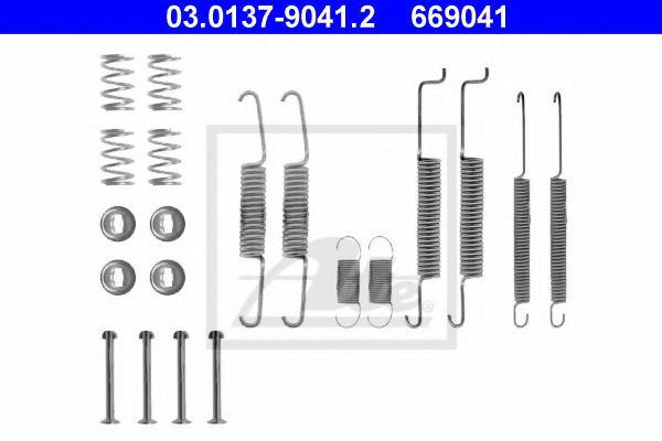 03.0137-9041.2 ATE Accessory Kit, brake shoes