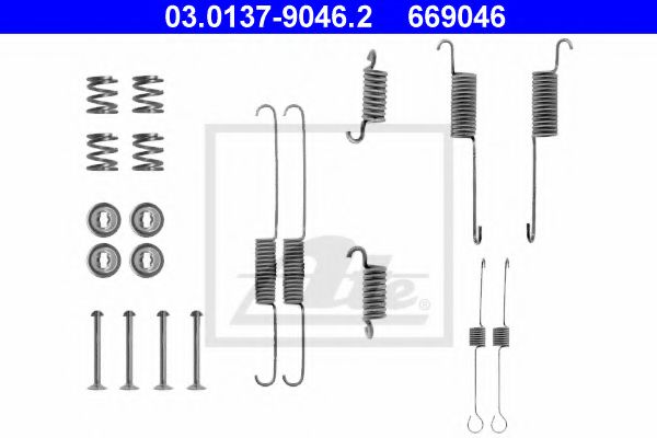 03.0137-9046.2 ATE Accessory Kit, brake shoes