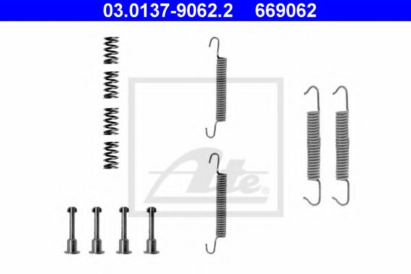 03.0137-9062.2 ATE Brake System Accessory Kit, parking brake shoes